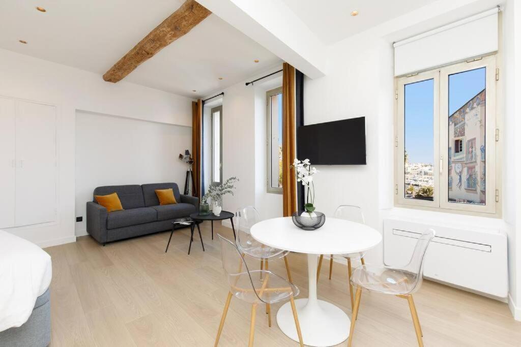 Appartement 33 M2 Comme Une Junior Suite - Vue Port Et Palais Des Festivals كان المظهر الخارجي الصورة